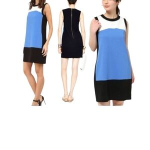 Kate Spade Maysie Color Block Sleeveless Shift Dress